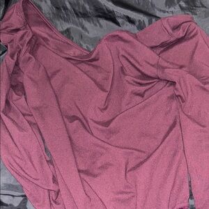 Elegant Burgundy Bodysuit